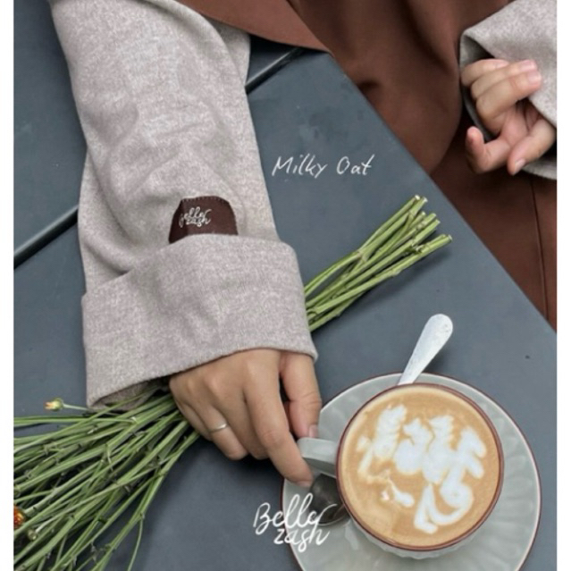 Assyabiya Official - Bellezash New With Tag Autumn Abaya Milky Oat Size XS Pettite Friendly Aljenna 