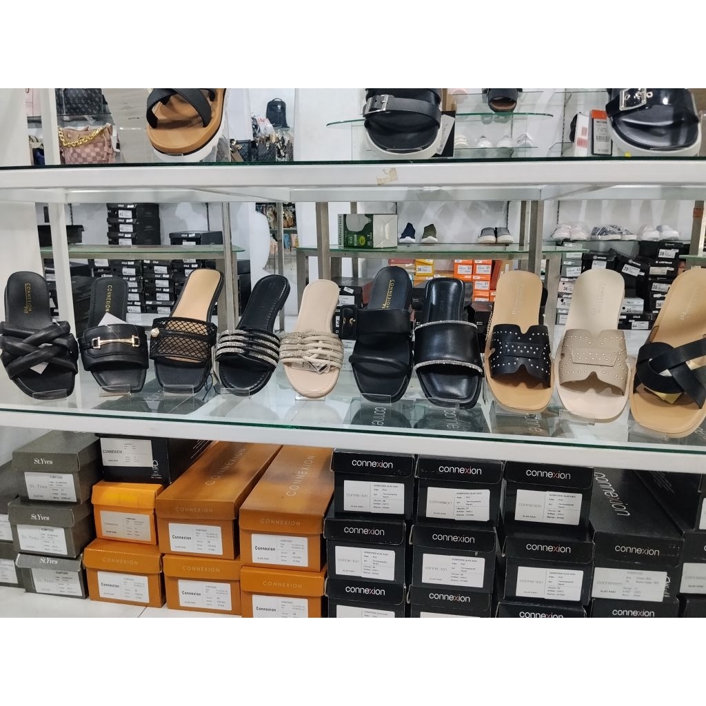 Sandal Wanita Terbaru Simple Elegan Cantik Sandal Teplek/Flat Cewek