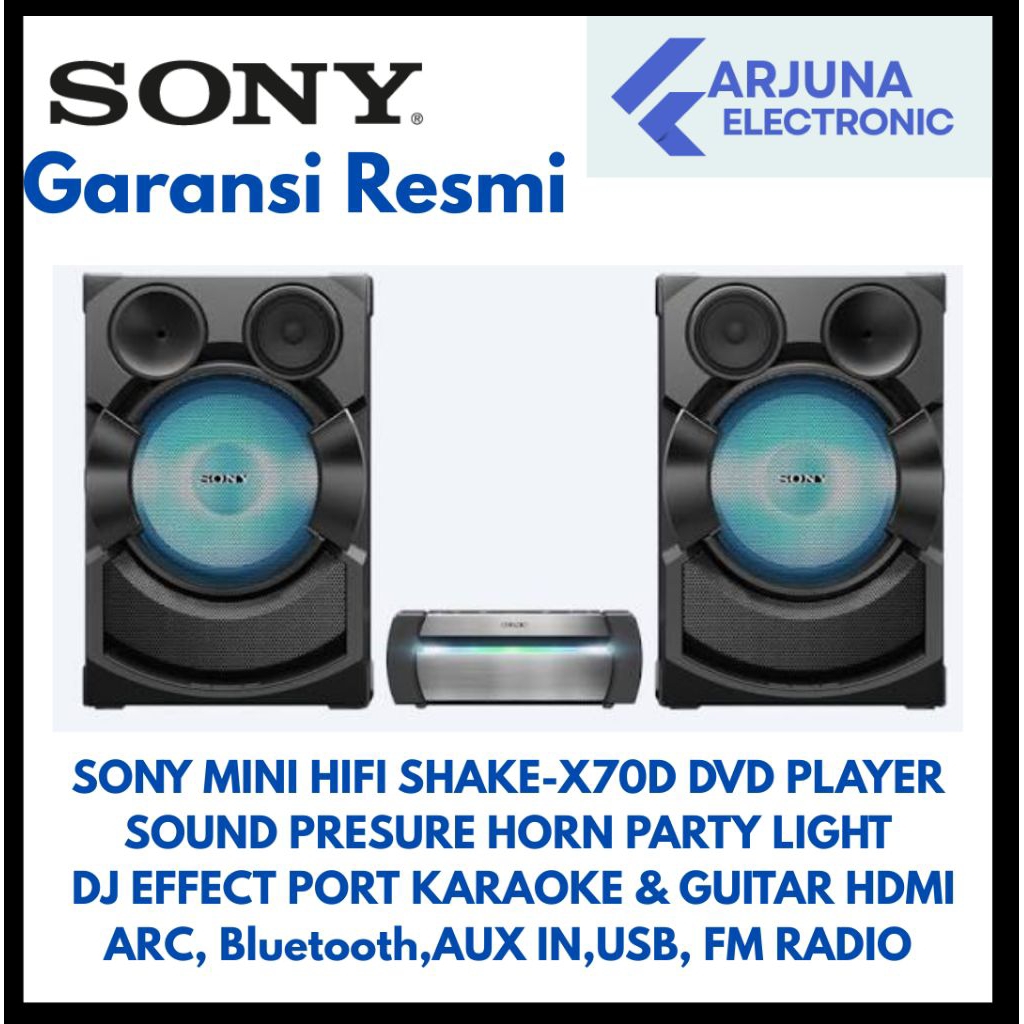 SONY SHAKE X70D / SHAKE-X70D HIFI SPEAKER
KARAOKE