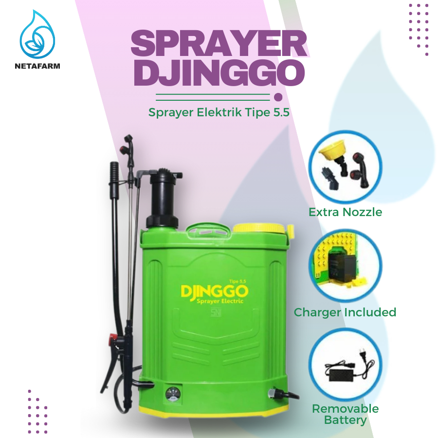 Alat Semprot CBA SPRAYER ELEKTRIK DJINGGO TIPE 5.5 - 1 Pcs