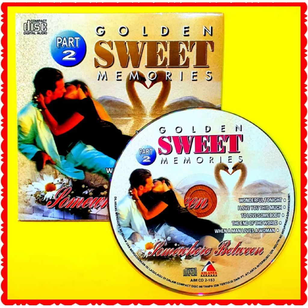 CD COMPACT DISC CD UNTUK MOBIL-LAGU POP BARAT TEMBANG LAWAS GOLDEN MEMORIES-LAGU LOVE SONG SWEET MEM