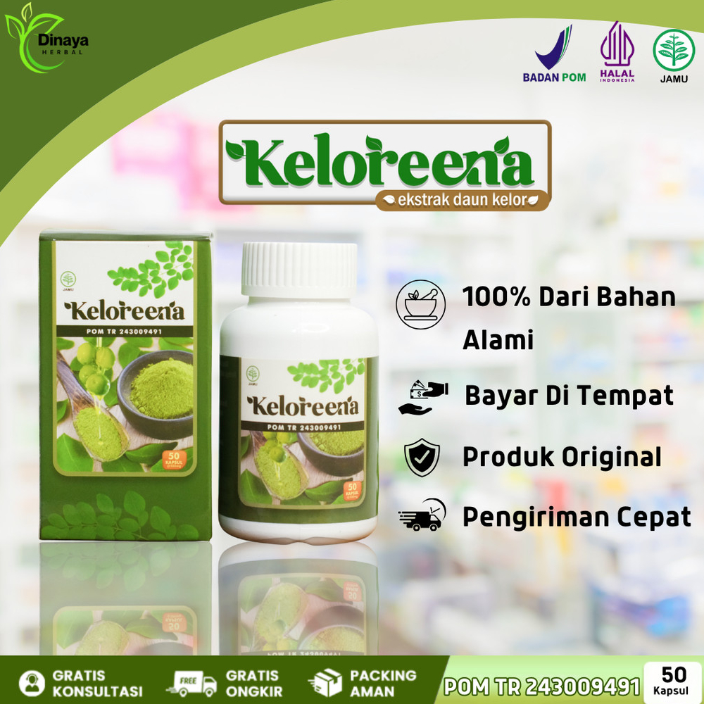 Herbal Keloreena Obat Tradisional Atasi Katarak Mata Rabun dan Kesehatan Mata 100% Asli Original