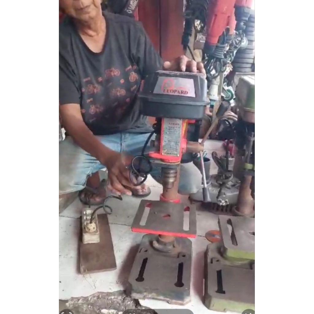 BOR DUDUK 13 MM LEOPARD SIAP PAKAI