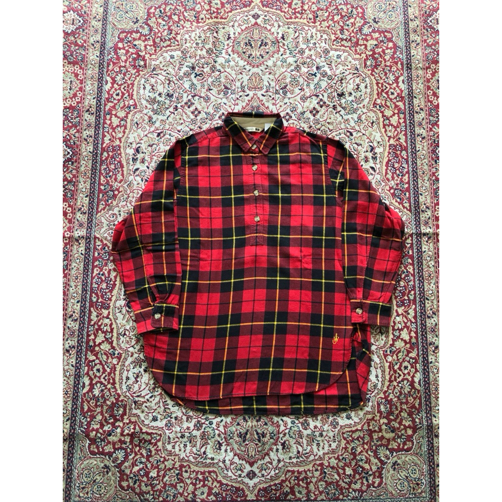 Kemeja Uniqlo x Jw Anderson flannel shirt Casual uniqlo japan work shirt HH550