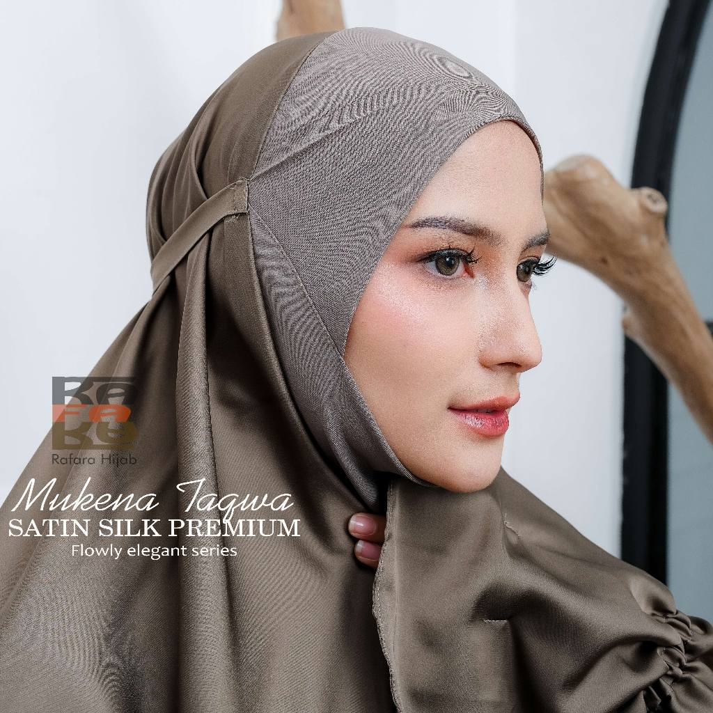 RAISA HIJAB MUKENA TERUSAN ABAYA LONG TAQWA | MUKENA DEWASA| MUKENA TRAVELING DENGAN PENUTUP DAGU