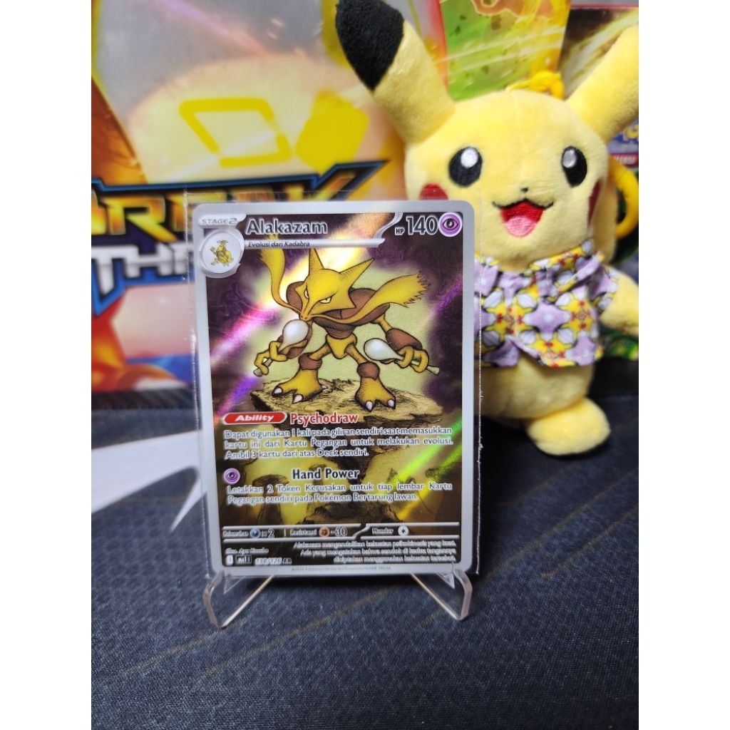 Kartu Pokemon TCG Indonesia Alakazam MA1 138/126 AR
