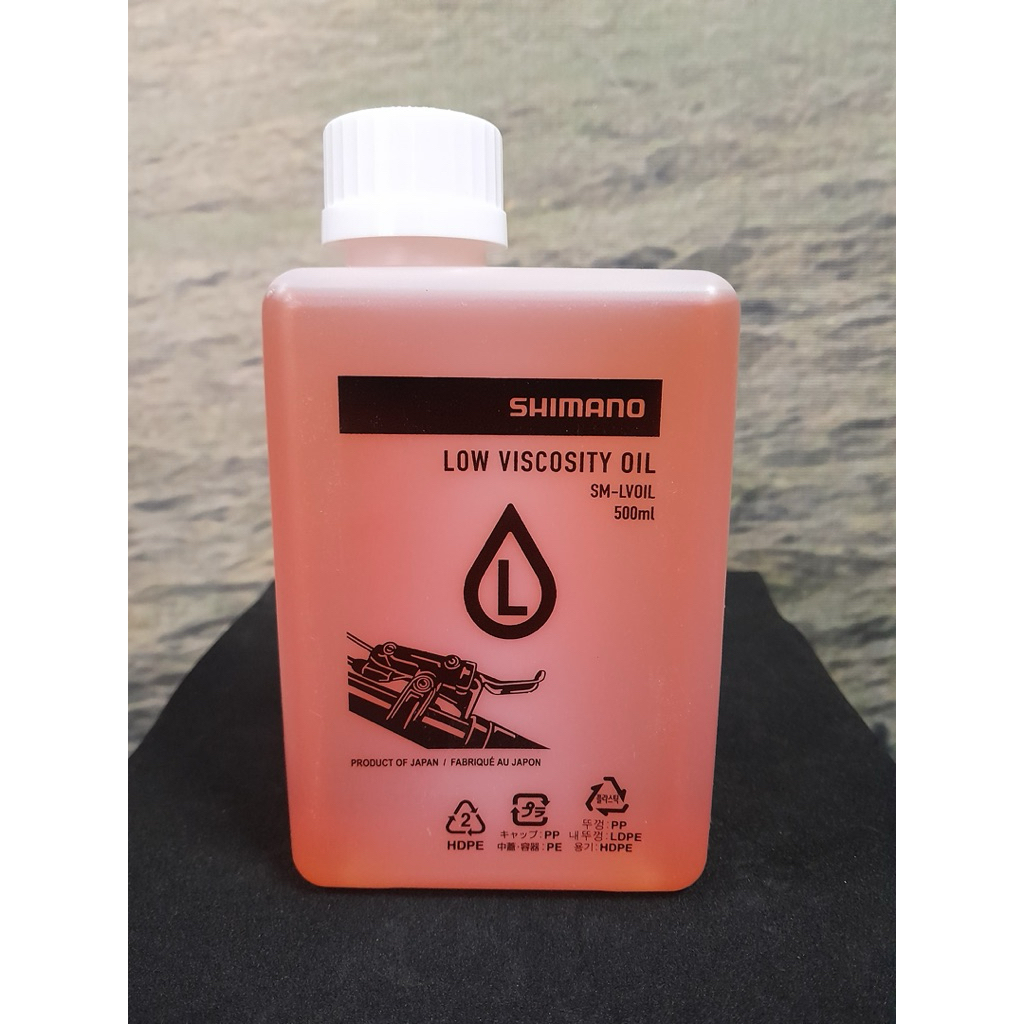 SHIMANO SM-LVOIL 500ml LOW VISCOSITY OIL For Hydraulic Disc Brake Bleed Mineral Oli Rem Sepeda Hydro