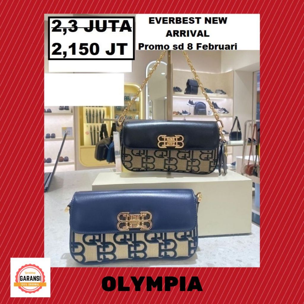 Tas wanita Everbest sale OLYMPIA shoulder bag 100% original
