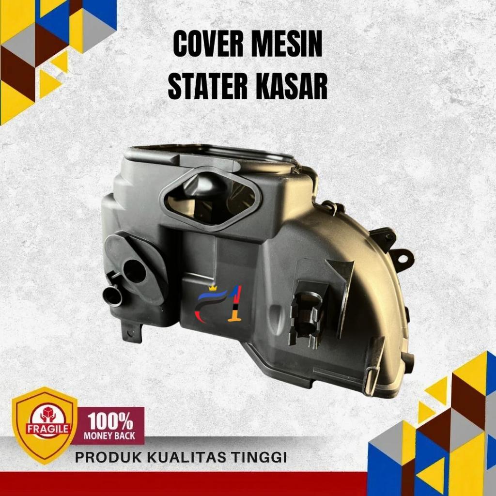 Cover Mesin Beat FI Scoopy FI Starter Kasar Shroud Inlet Exhaust Atas Bawah Termurah