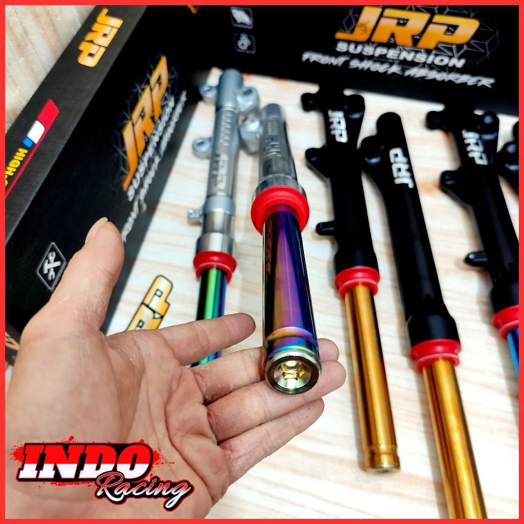 SHOCK DEPAN JRP PLUS TABUNG FRONT FORK MIO BEAT KARBU BEAT FI  SHOCKBREAKER DEPAN UNIVERSAL MIO BEAT
