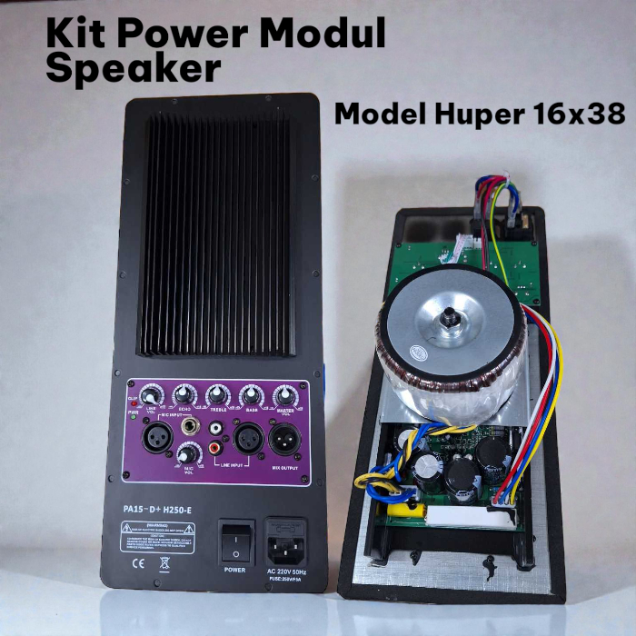 Power KIt MODUL Speaker Active Ungu HUPER 16X38 Kit Power Mesin Speaker Aktif