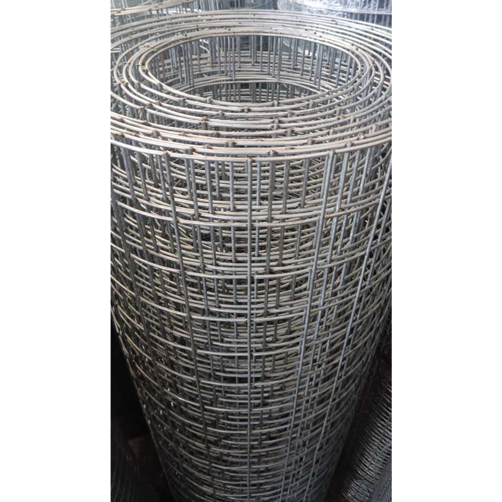 Kawat Loket / Wiremesh Galvanis kotak 50 x 50 mm tebal 3 mm tinggi 90 cm