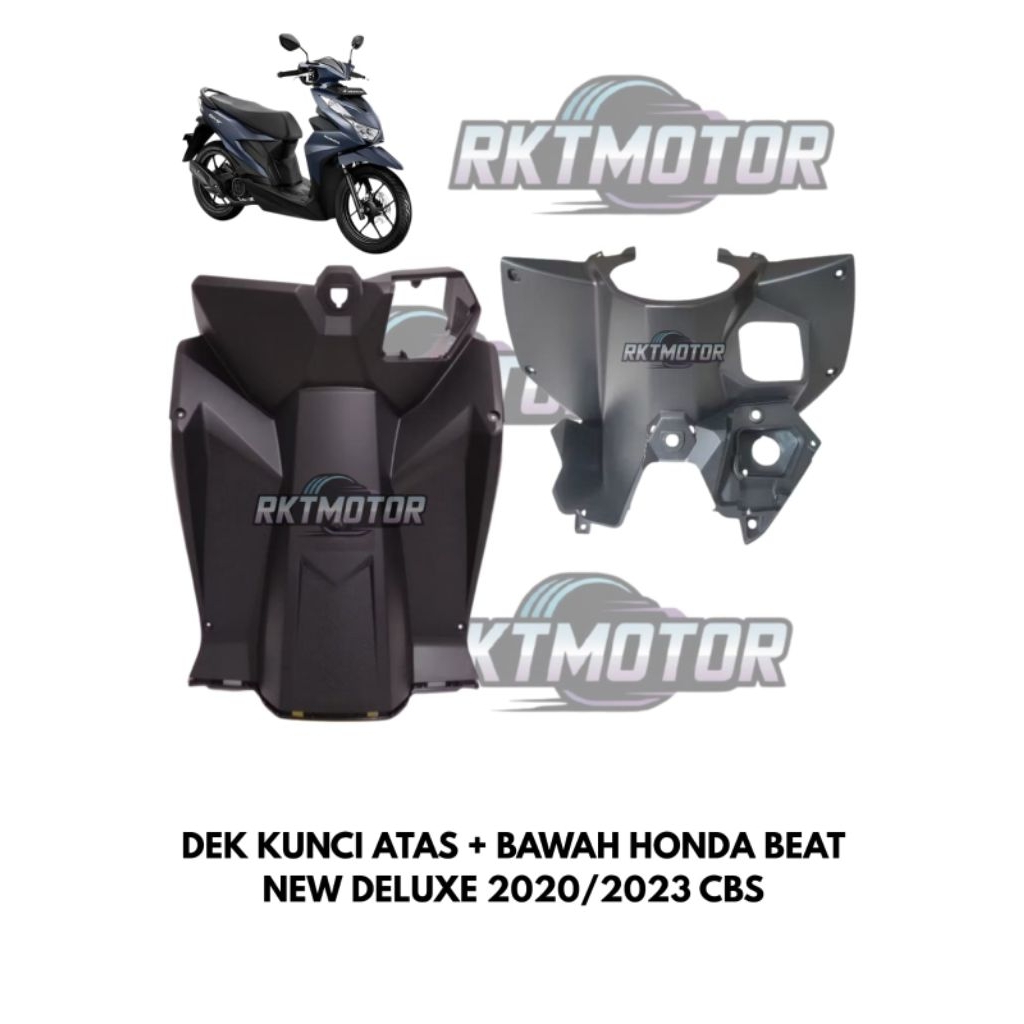 LEGSIL KUNCI ATAS + BAWAH CHARGER HONDA BEAT NEW DELUXE LED 2020/2023 KIA // LEGSIL ATAS BAWAH BEAT 