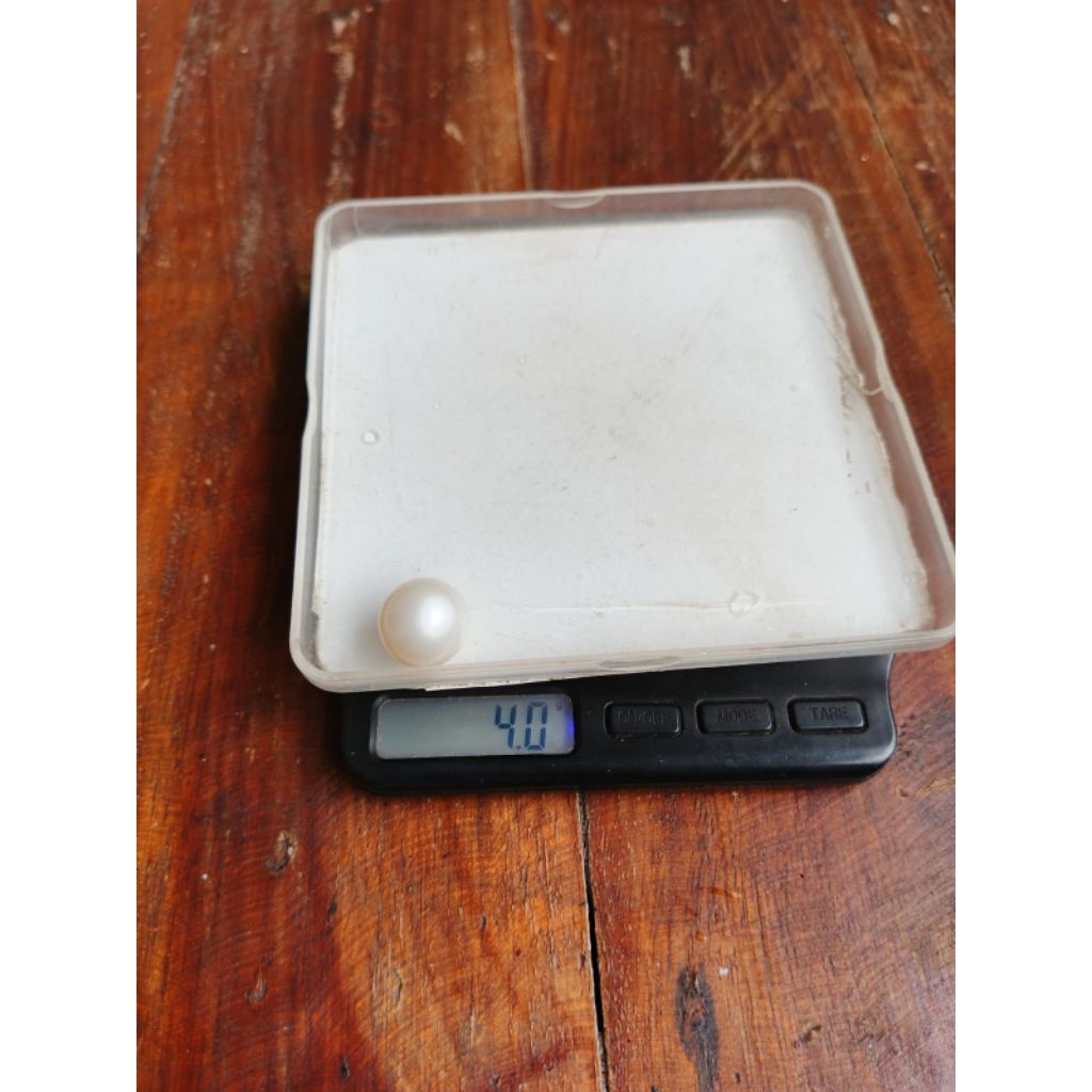 Mutiara Air Laut Asli Lombok 4 gr grade AAA Bersertifikat