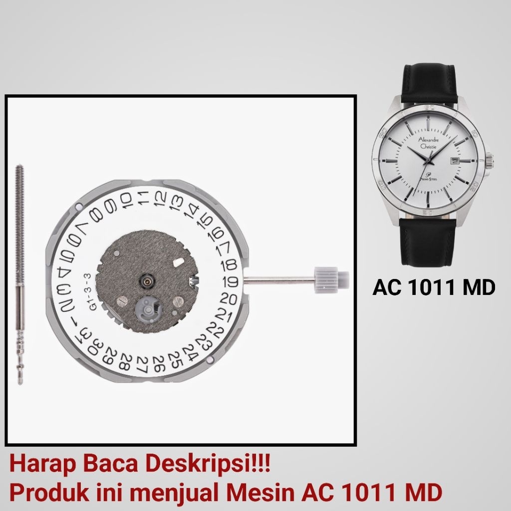 Mesin Jam Tangan Alexandre Christie AC 1011 MD