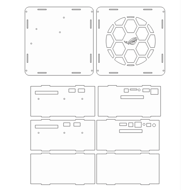 Casing Akrilik Pro Series – STB HG680P & B860H