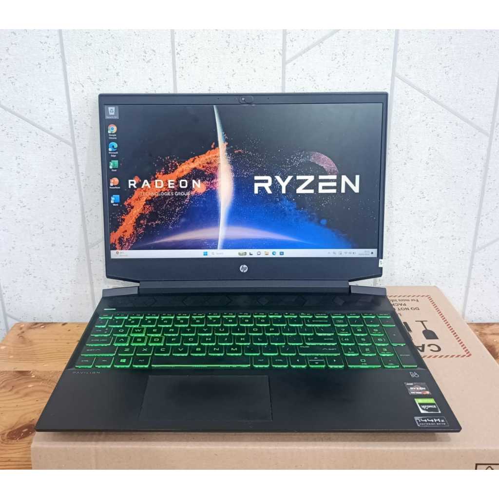 HP Pavilion Gaming ec1077AX, Amd Ryzen 5 4600H, Ram 16/512Gb, #Vga,  Black