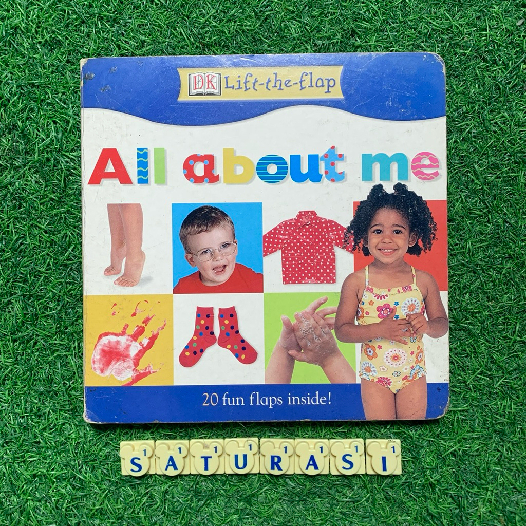 (Saturasi Preloved) DK Lift the Flap All About Me - Buku Cerita Anak