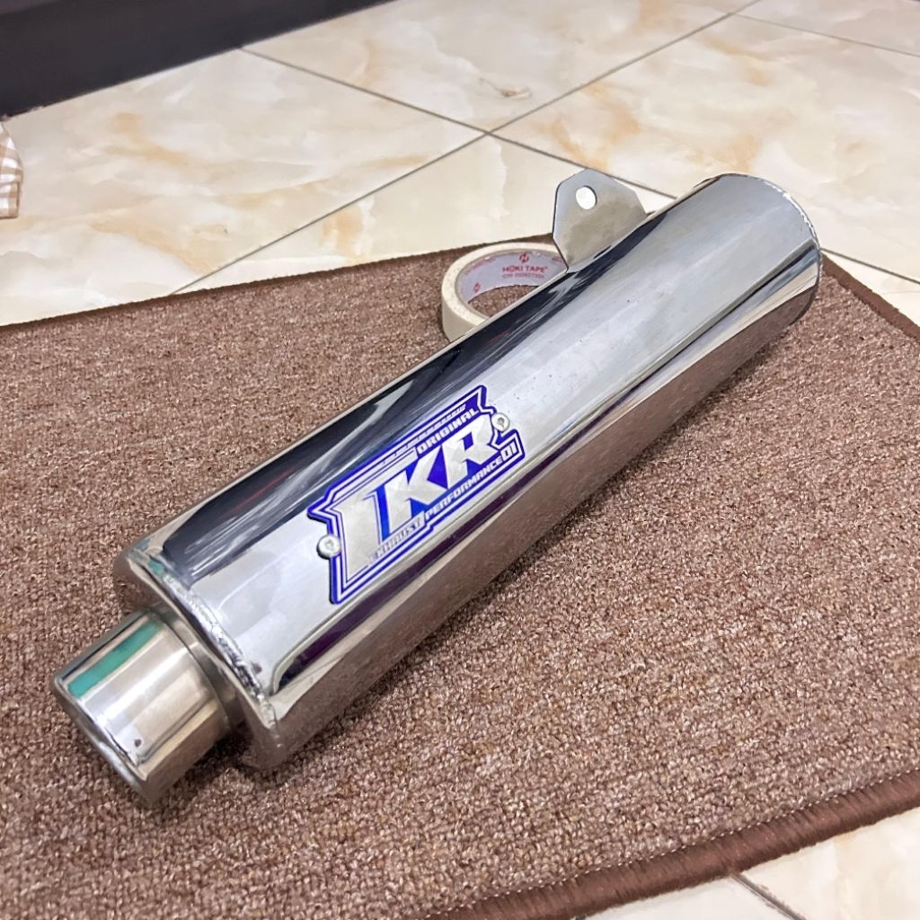 Knalpot Supra x 125 Standar & Bobokan original CKR pnp Leheran Ori