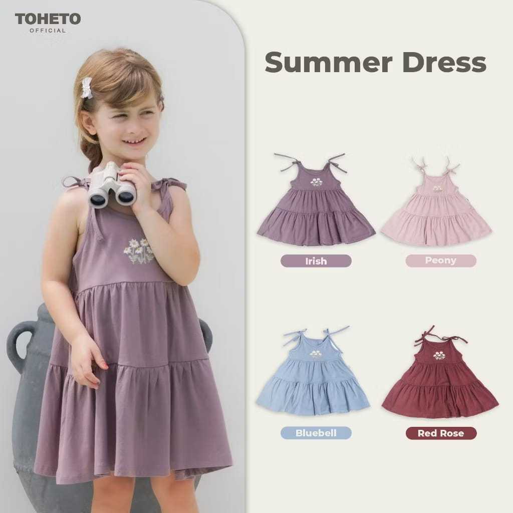 Toheto - Summer Dress Anak Perempuan 1-4 Tahun
