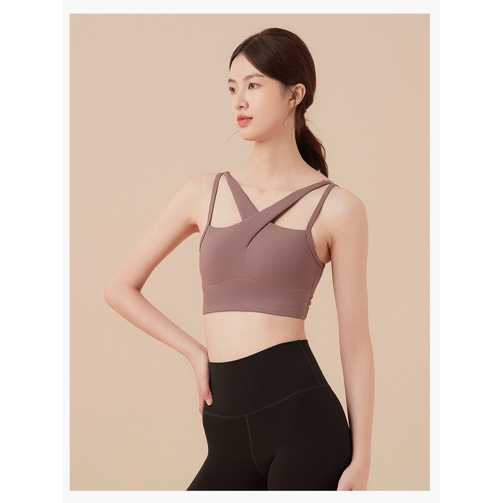 Preloved Sports Bra Mauve Baju Yoga Gym