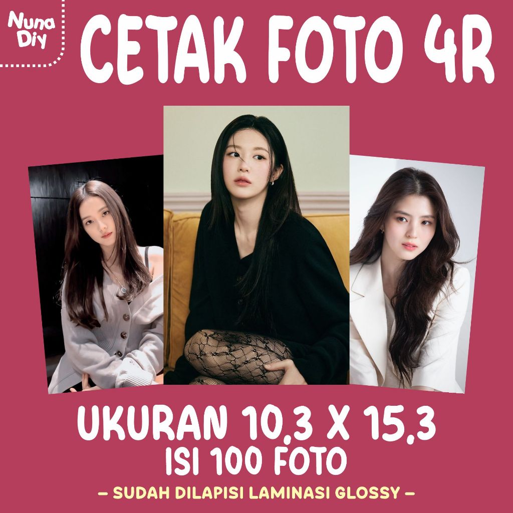 CETAK FOTO 4R GLOSSY MURAH [ISI 100 FOTO]