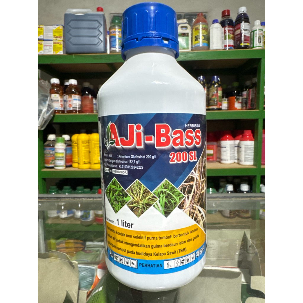 Herbisida Aji Bass 200 SL Kemasan 1 liter - Herbisida Kontak dan sistemik