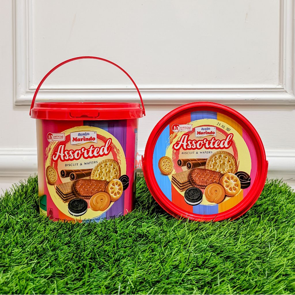 SuperQuin Marindo Assorted Biscuit & Wafers Toples Timba 350g