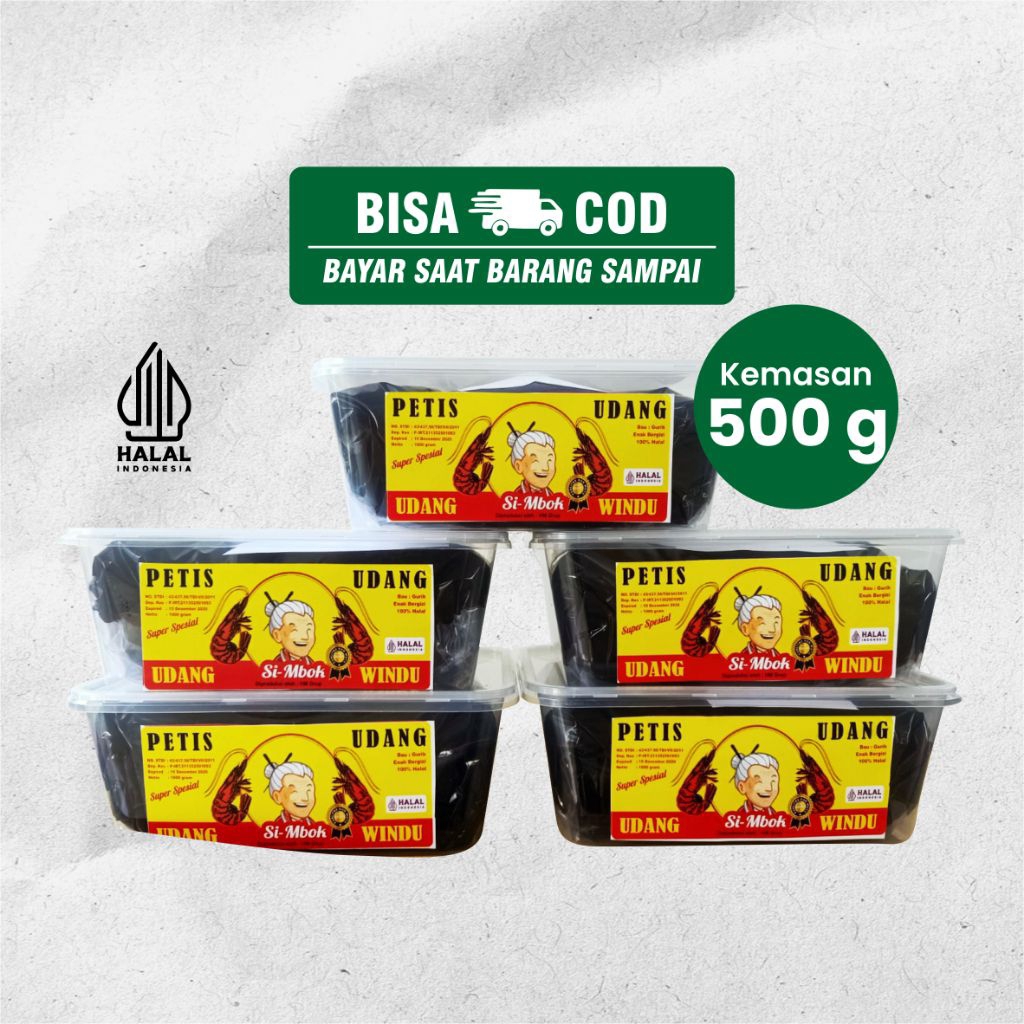 Petis Udang Super Premium 500gram untuk Petis Rujak / Rujak Cingur  / Tahu Petis Nikmat Halal