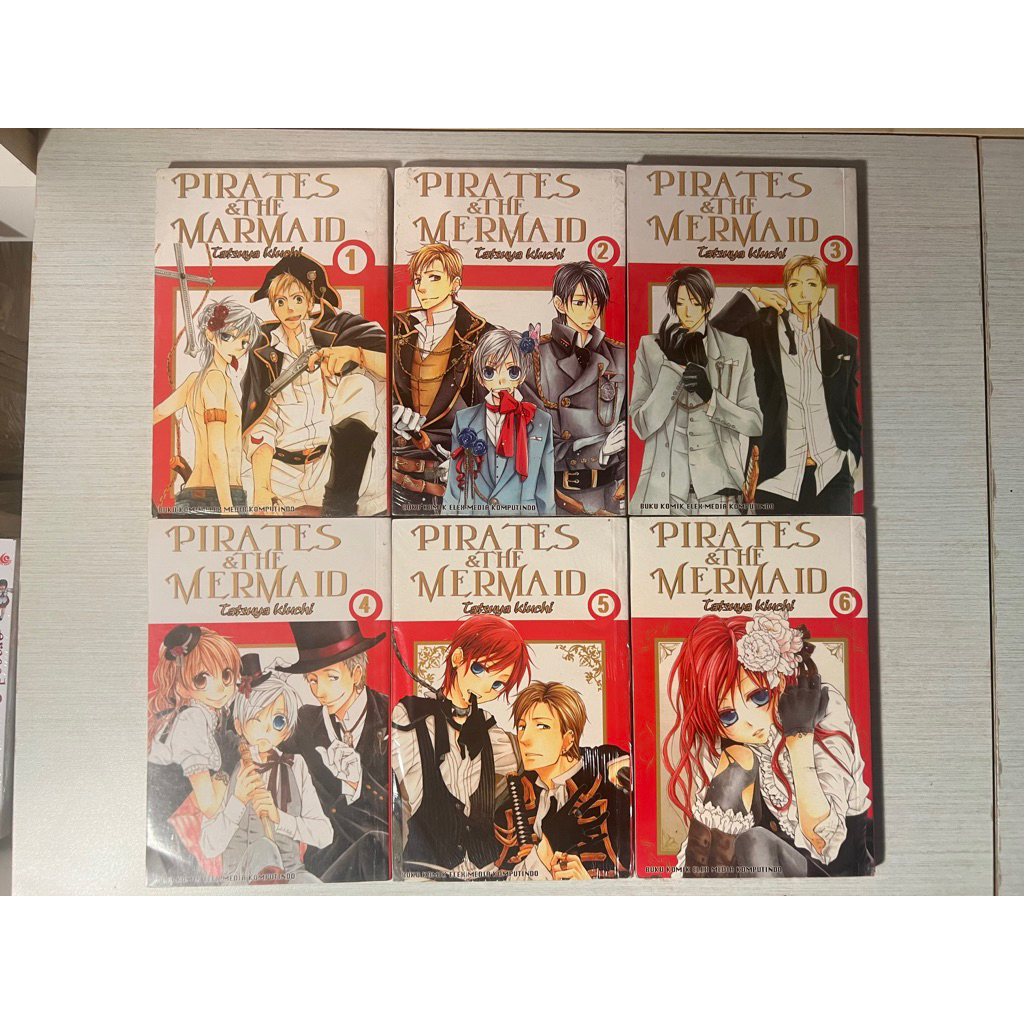 komik pirates & the mermaid set 1-6