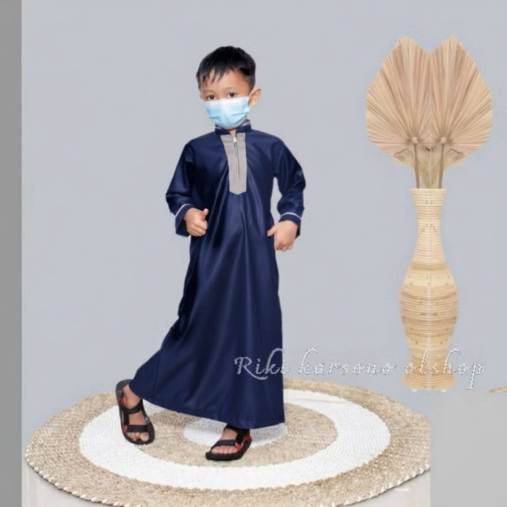 Jubah anak gamis anak laki laki bahan katun toyobo