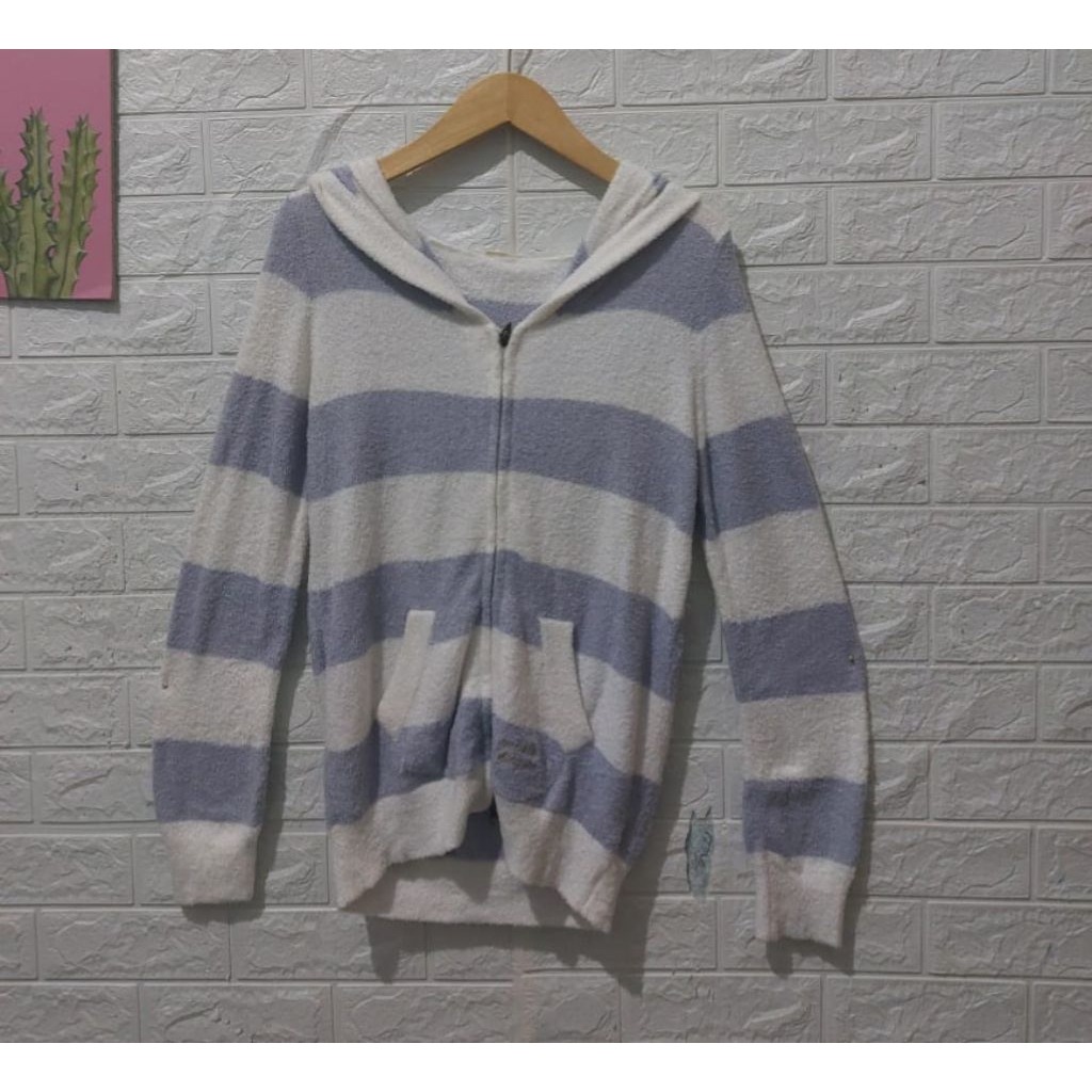 Gelato Pique Salur Fuzzy Double Zip Jacket