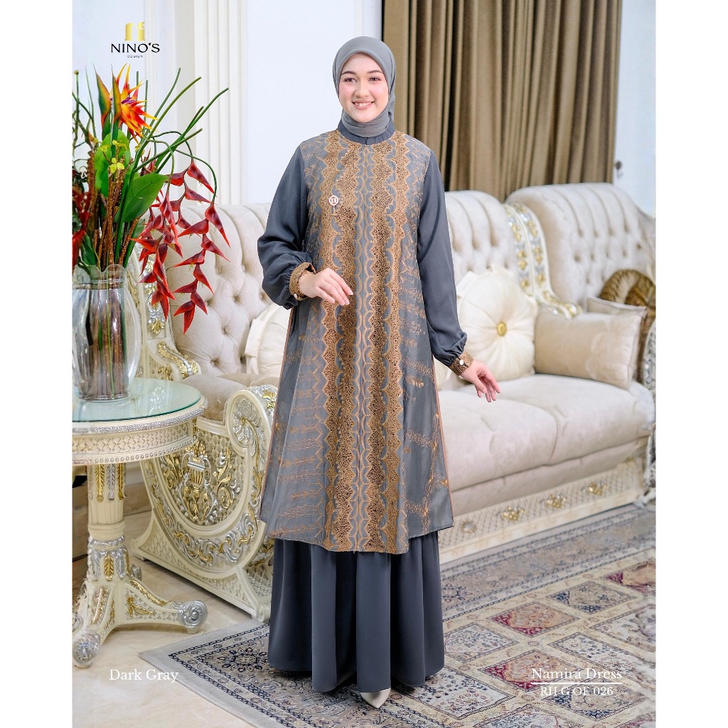 Nakira 2 by Ninos / Gamis Nakira 2 dari Ninos / Nino's Design / Dress by Ninos/ Ninos Original