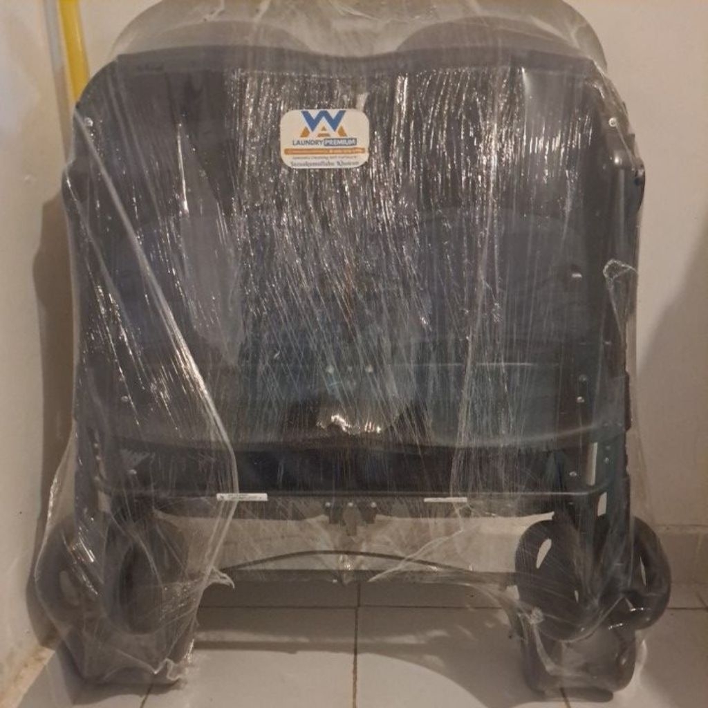 prelove stroller kembar merk joie aire