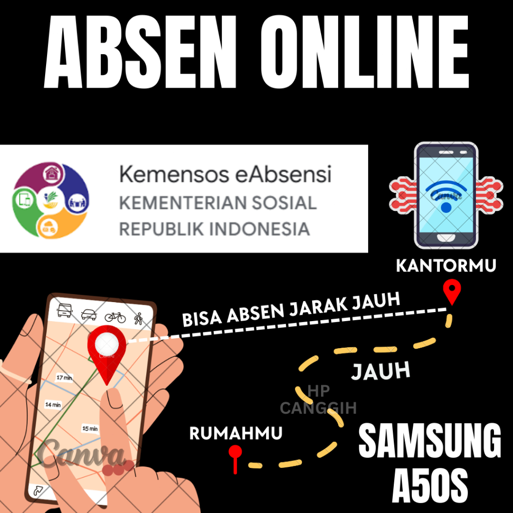 hp absen online pokemon fake gps absen jarak jauh samsung A50S hp bekas pakai original 100%