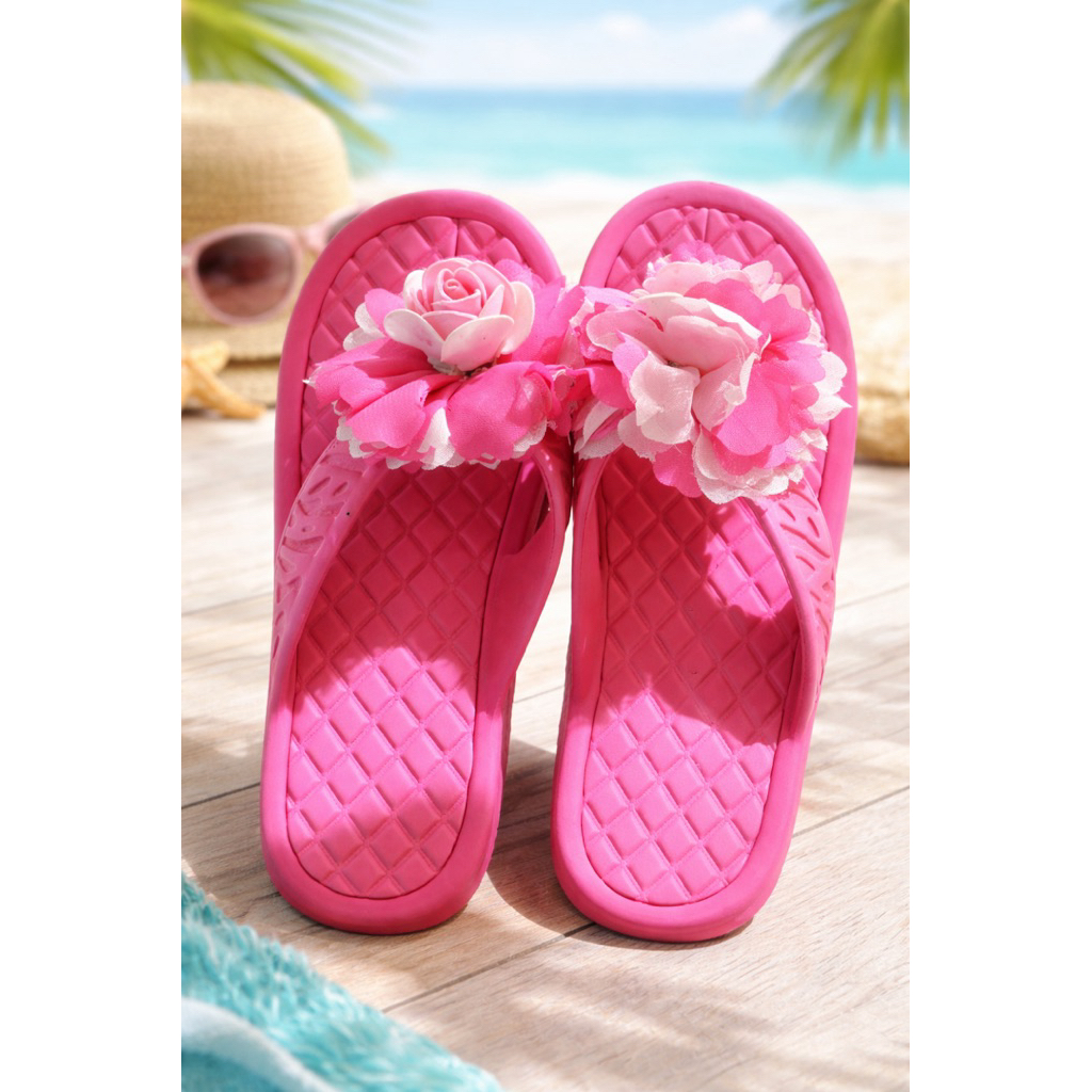 Sandal Pink Fanta Tinggi (preloved)