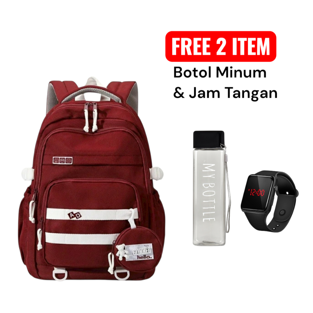 Tas Sekolah Yang Menarik - Tas Yang Unik Untuk Anak - Ransel Sekolah Trendy 2026 - Tas Simple Pria &