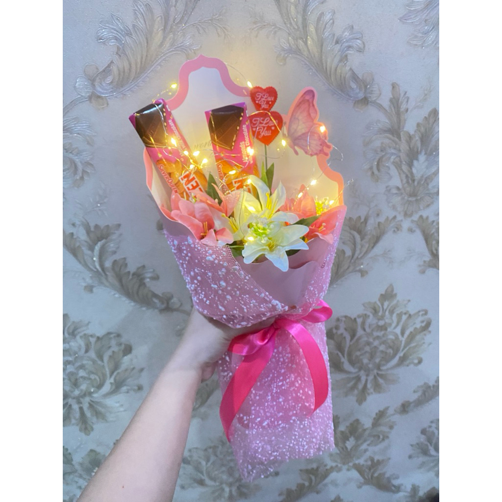 BUKET BUNGA COKLAT VALENTINE MEDAN