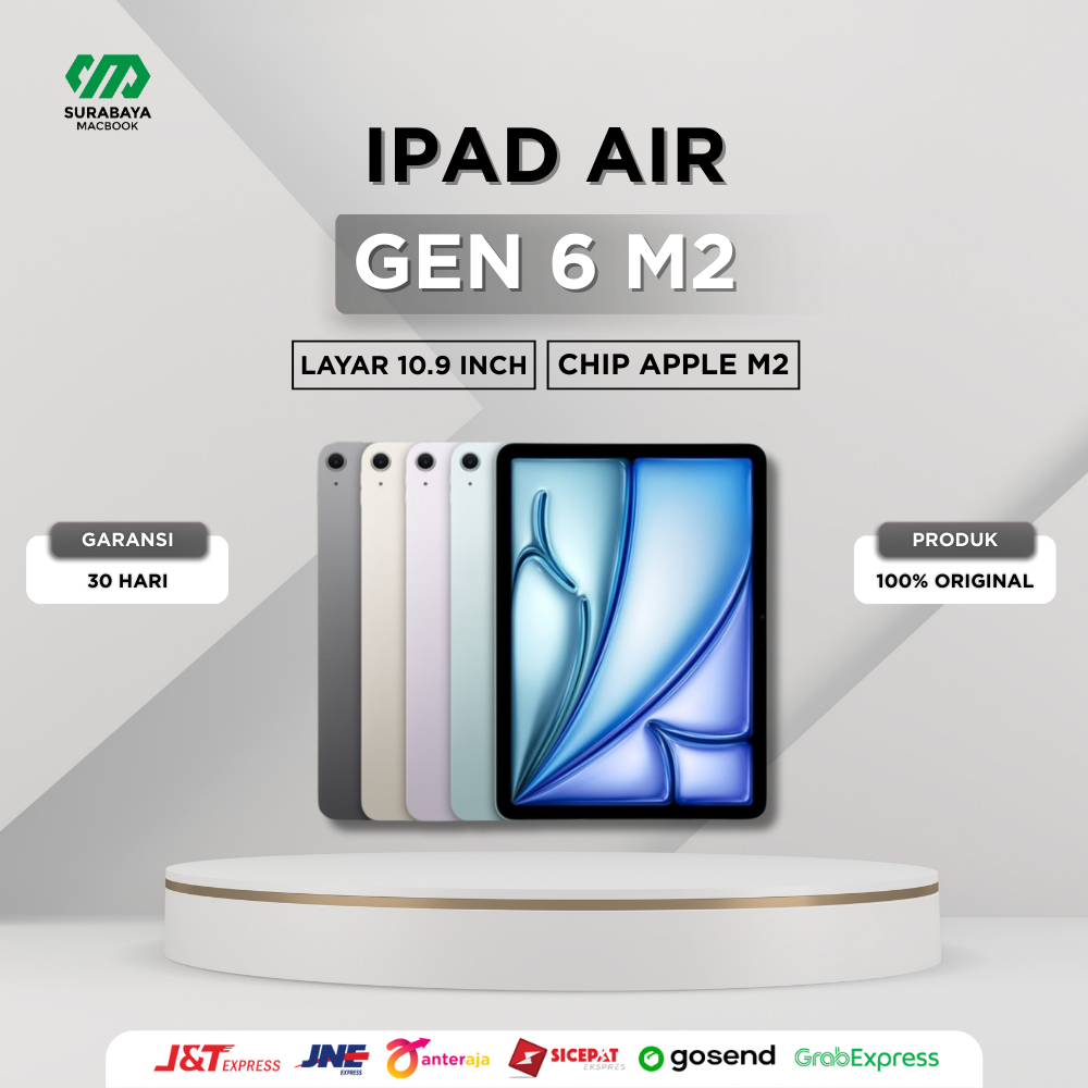 iPad Air Gen 6 M2 2024 11 inch Second/New Bergaransi Original