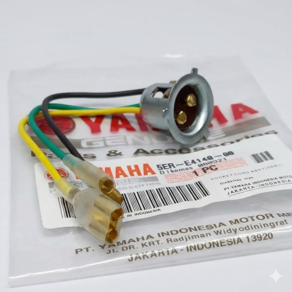 Fitting Fiting Lampu Soket Lampu Depan Motor Mio Vega R Jupiter Z 5TL