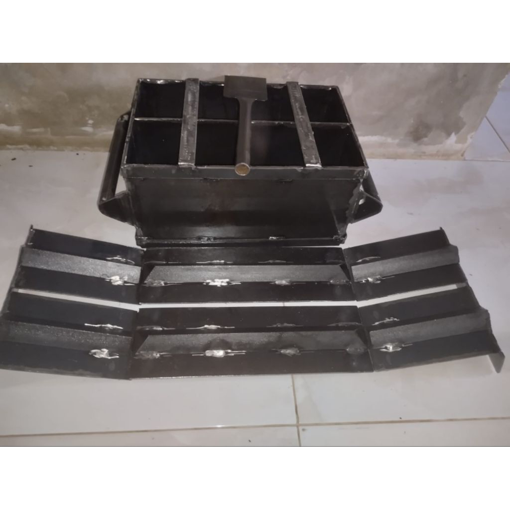 cetakan batako esel dobel 30*15*10 free penumbuk