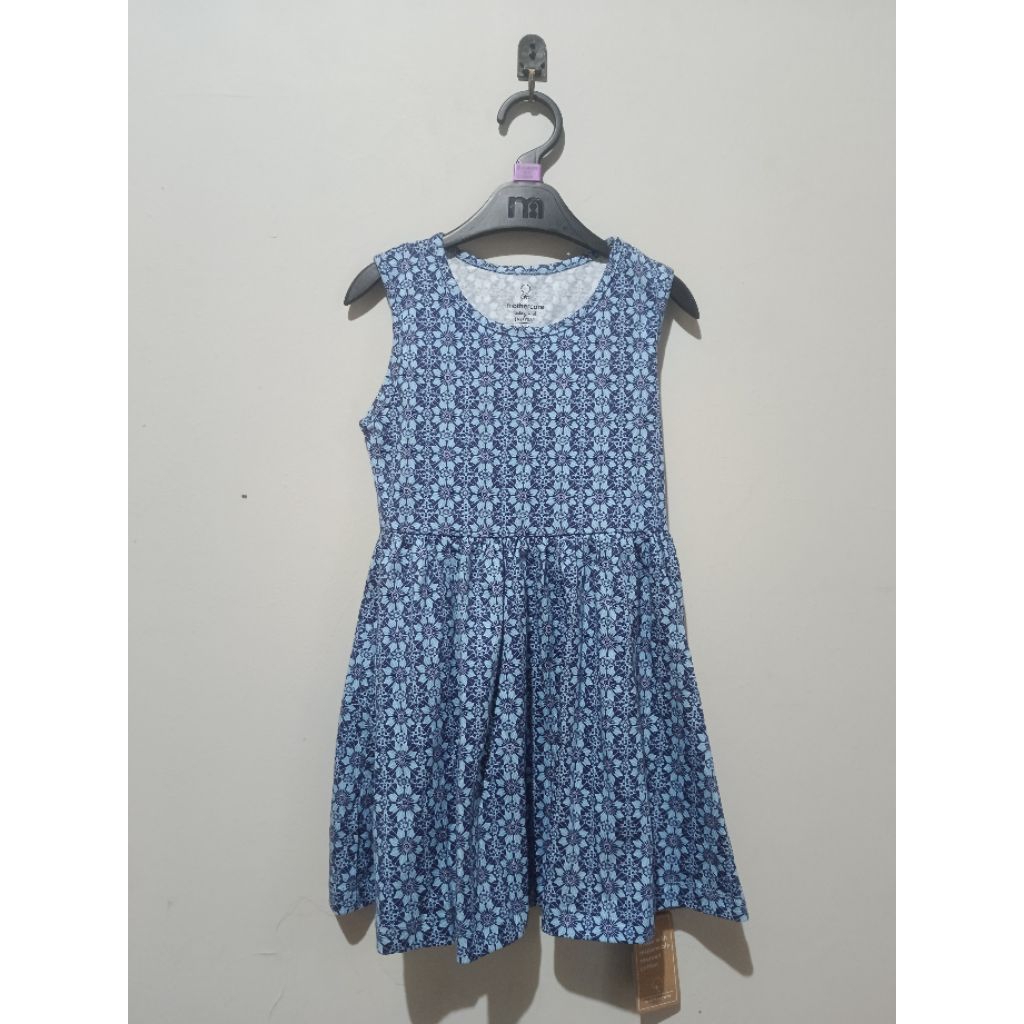 Mothercare Blue Floral Jersey Dress / Mothercare Dress Essentials / Mothercare Dress Kutung Jersey