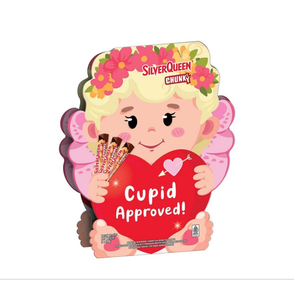 silverqueen chunky cupid love cokelat 3 x 26g