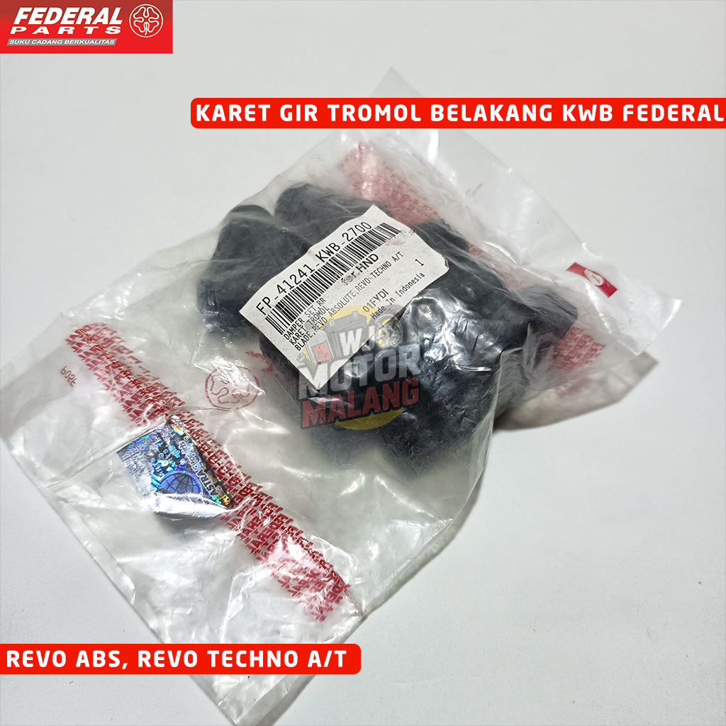 Karet Gir Karet Tromol Federal KWB Blade Revo ABS 110 Revo 110FI Revo Techno AT