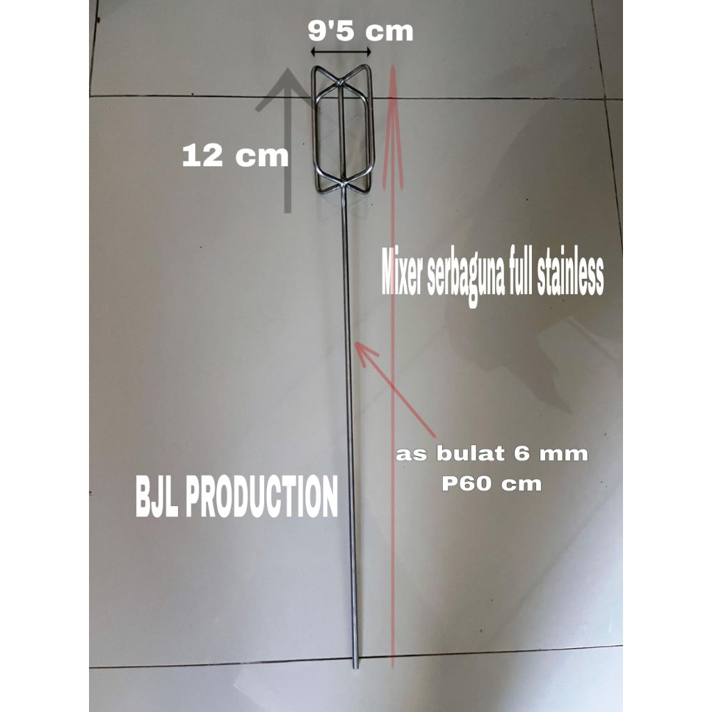 Mata bor mixer pengaduk cat,adonan dll