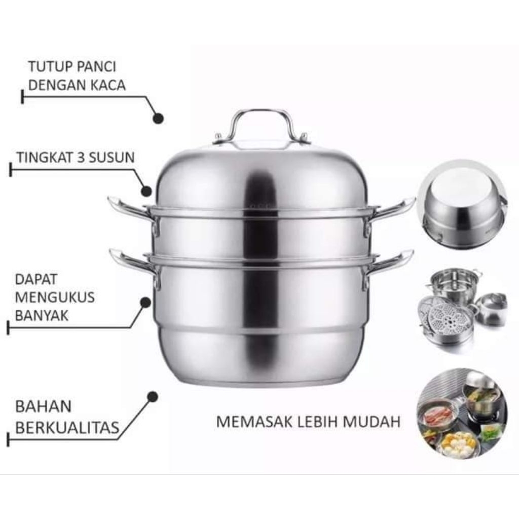 KUKUSAN 3 TINGKAT HIGH QUALITY