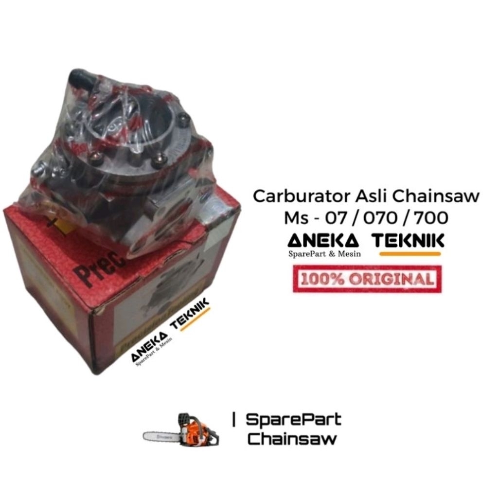 PROMO Carburrator Assy Senso/Chainsaw Besar 070 MS-720 Precision Tooling ORIGINAL