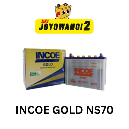 Incoe Gold Baterai Aki Mobil 65Ah 12V INCOE NS70 – PRODUK ASLI 100% ORIGINAL