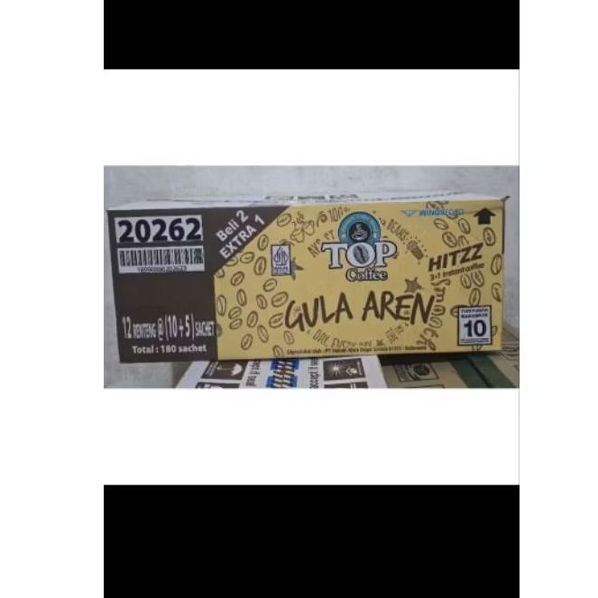 Top kopi gula aren 1dus 12 renteng