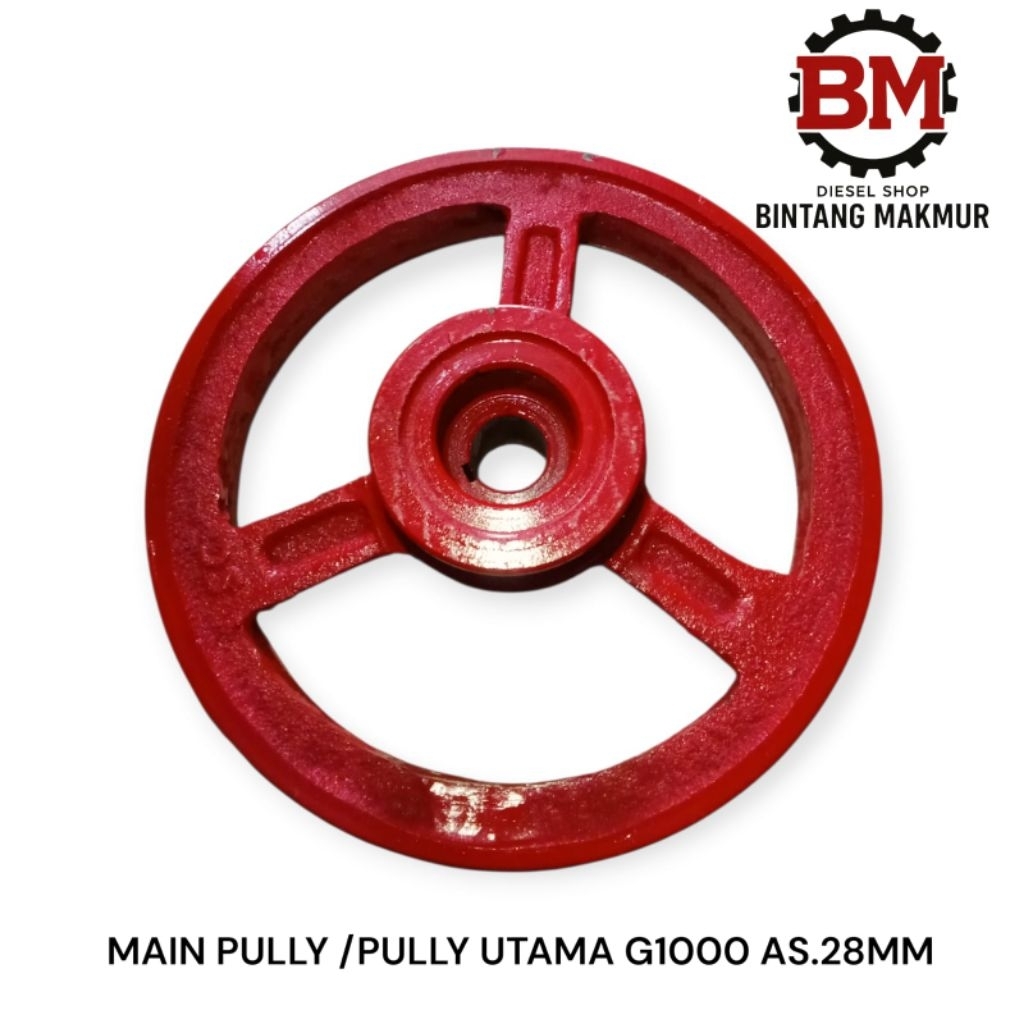 Main Pulley Pully Pully Utama Poli Gardan Tracktor G1000 /Boxer As28mm